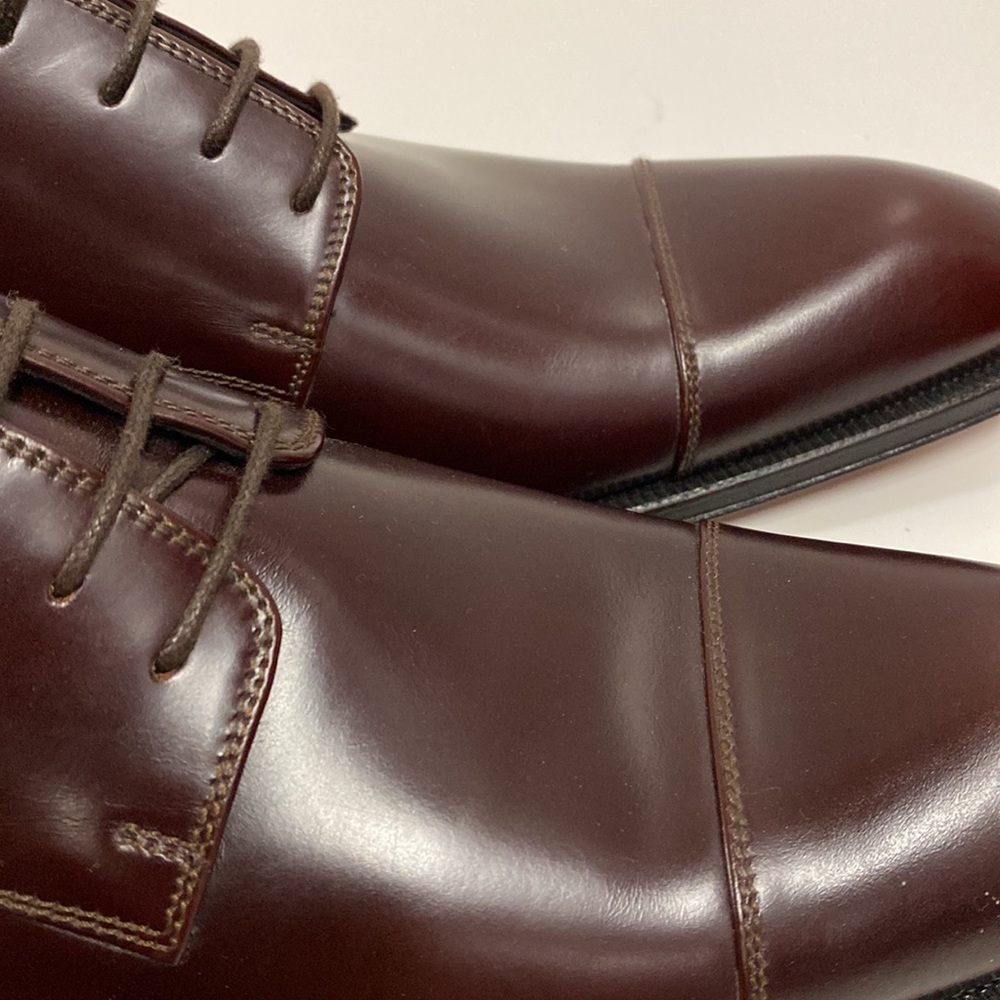 CAPORICCI 1115 calf leather size 8 espresso shoe - Picture 11 of 11